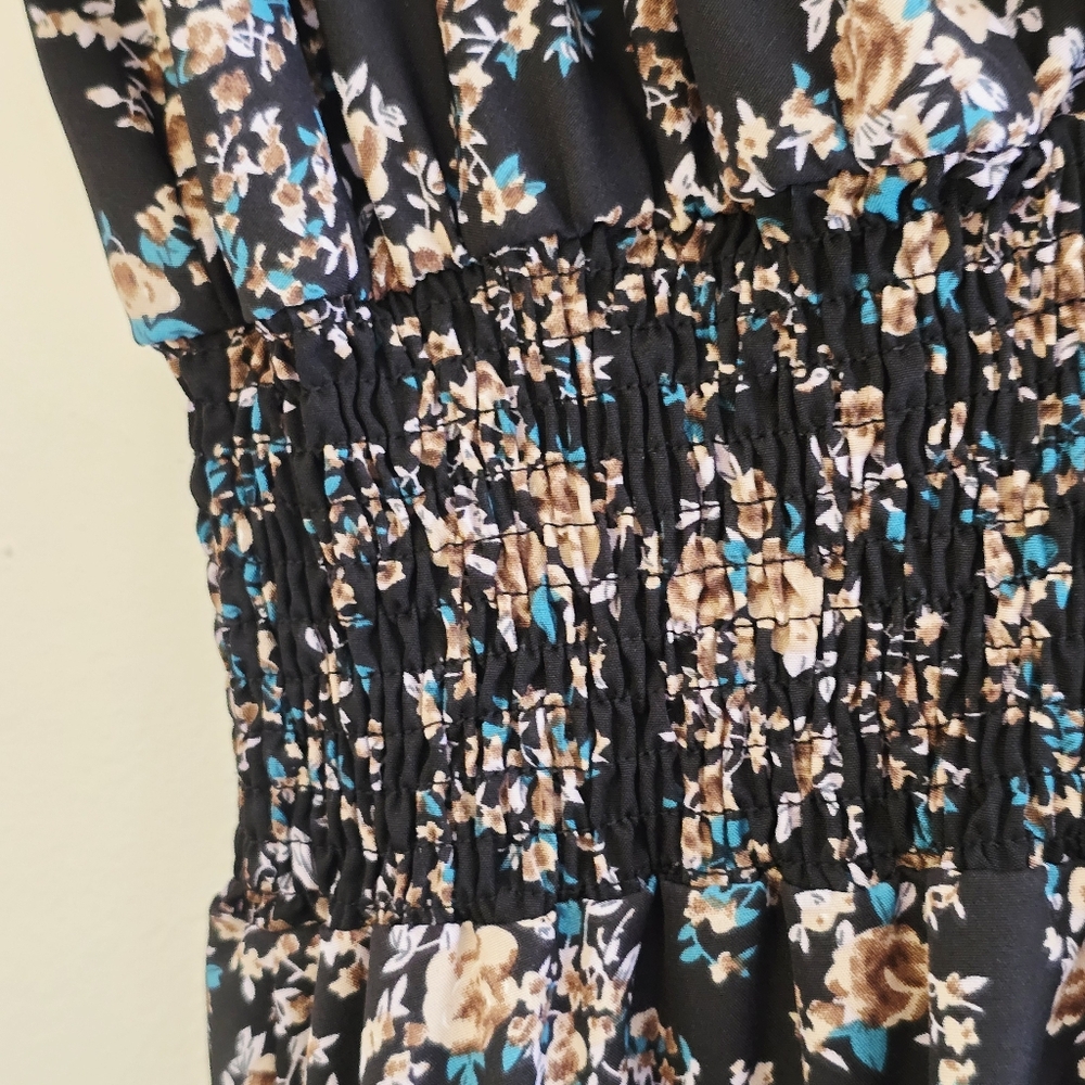 Floral Black Dress - Picture 2 of 5